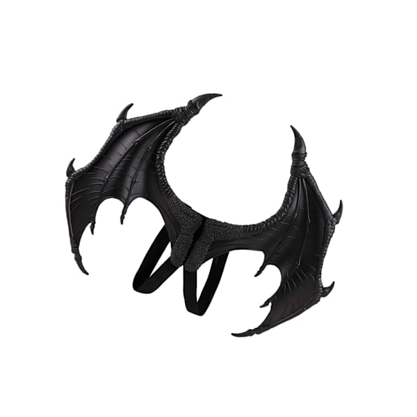 Halloween Dragon Wing Devil Kostym för flickor Pojkar Tonåringar Spöklik Black