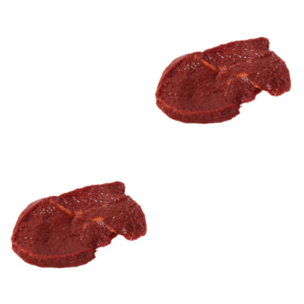 1/2 simulering kött falskt kokt kött verklighetstrogna för hotellbutiker Simulation Beef 2PCS