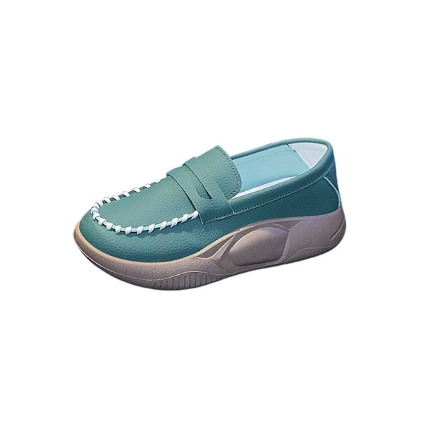 Casual Damskor Bekväma För Slip On Mjuk för Inomhus Green Size 39