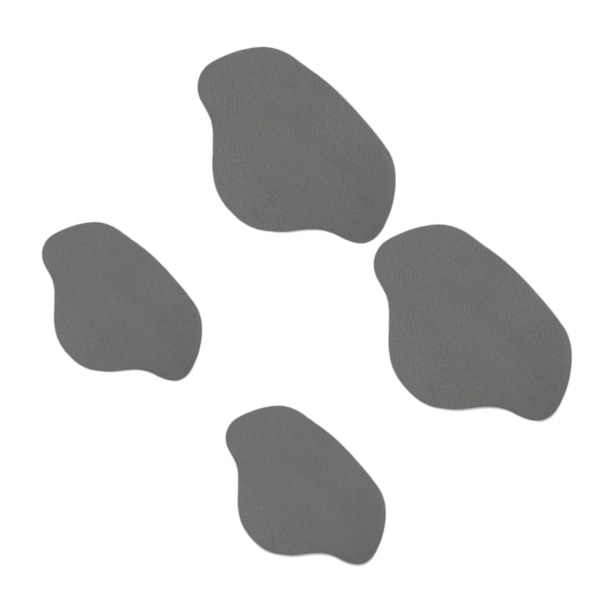 1/2/3/5 Shoe Häl Pad Innersula Häl Reparation Heel Stick för män & gray 2Set