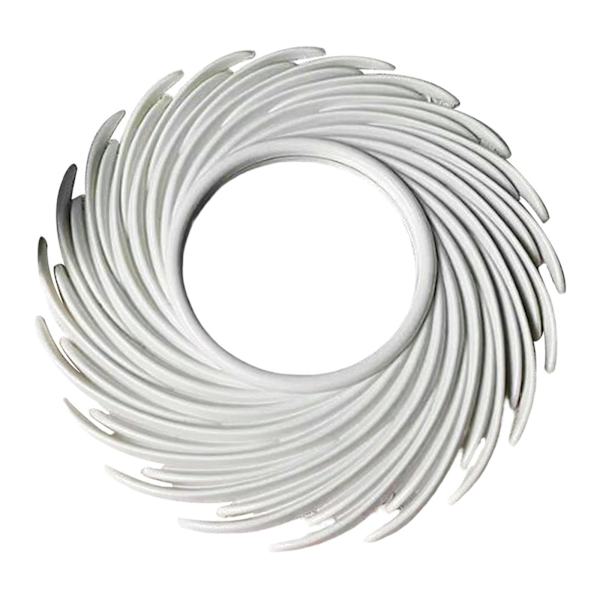 Modern vägghängande spegel Rund sminkspegel för hemmet White 25 x 25cm