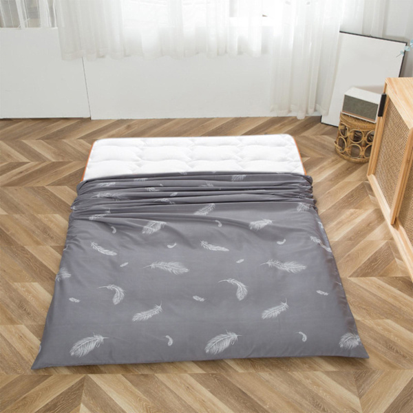 1/2/3/5 Tatami Golvmatta cover Överkast Golvmatta täcke Feather 120x200cm 1 Pc