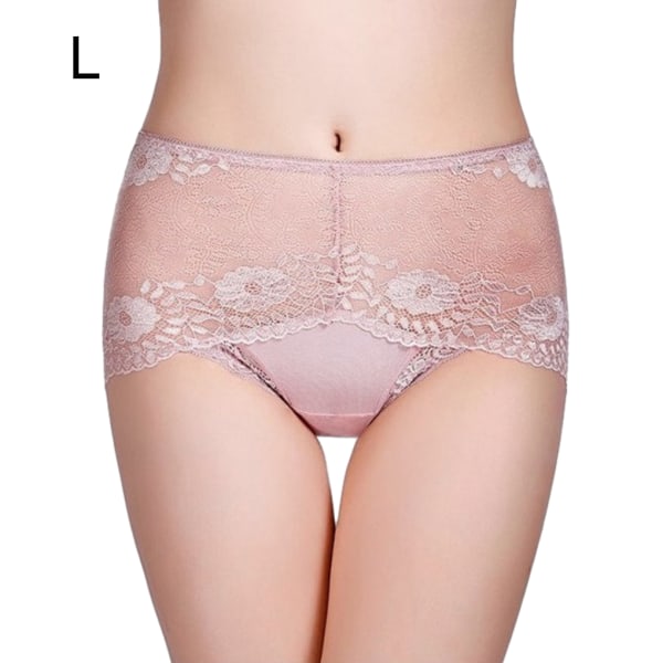 1/2/3/5 Summer Women Hollow Design Sexiga Underkläder Spets Mesh Purple L 1 Pc