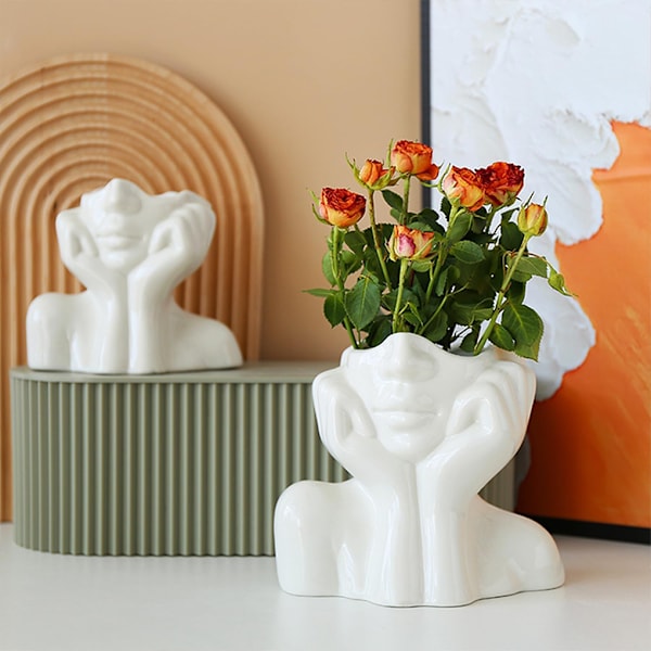 Konstnärlig keramisk blomvas för elegant och mångsidigt bord Suit