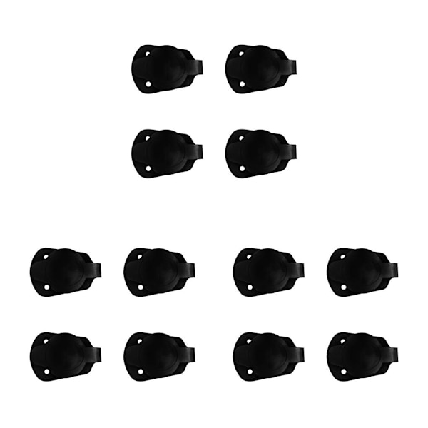 1/3/5 4-delat cap och packning för infällda stånghållare 4 pcs 3PCS