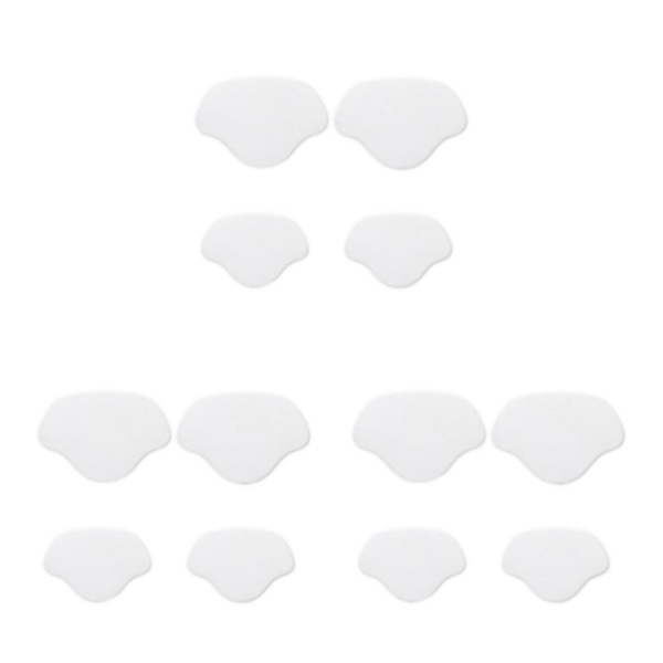 1/2/3/5 Shoe Häl Pad Innersula Häl Reparation Heel Stick för män & white 3Set