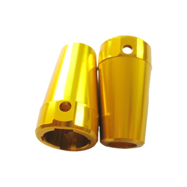 1/2/3/5 2 stycken aluminiumlegering bakre navhållare för AXIAL SCX10 yellow 1Set