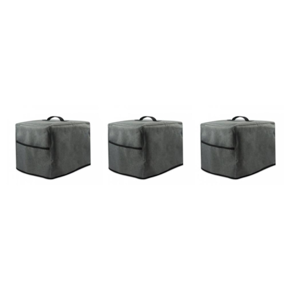 1/3 Air Fryer Vattentätt Handtag Grillning för matlagning Camping 3PCS