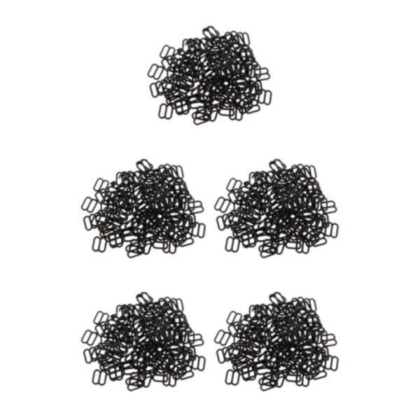 1/2/3/5 100 st Nylon BH-rem Spännen Sliders Krokar 8 Underkläder 10mm 5Set