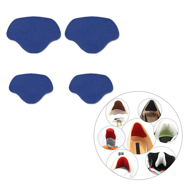 1/2/3/5 Shoe Häl Pad Innersula Häl Reparation Heel Stick för män & blue 1Set