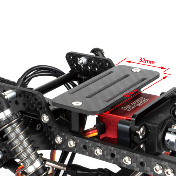 RCGOFOLLOW 1x aluminiumlegering Svår att deformera batterimonteringsplatta