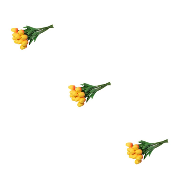 1/2/3 10påse Simulerade tulpaner Ljusa och charmiga blommor för the elderly 3PCS