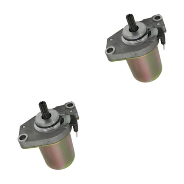 1/2 Elektrisk Startmotor Passar för För Yamaha Jog 50cc Reserv 2PCS