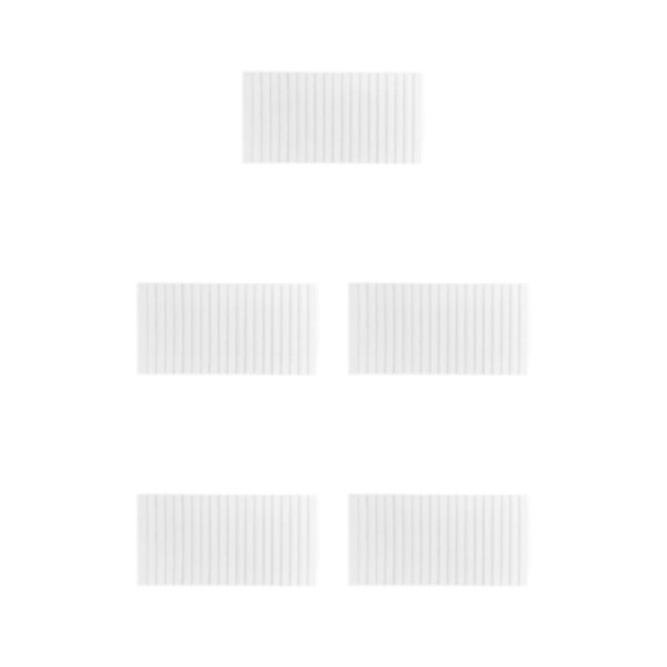 1/2/3/5 Mini 1/12 1/6 skala Dockhusväggpanel gör det själv i trä S White 5Set