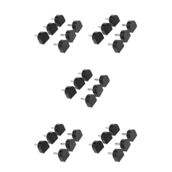 1/2/3/5 3 par Snygga högklackade tips Taps Skoreparation Black 10x11mm 5Set