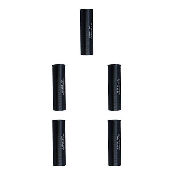 1/2/3/5 Sadelstolpe i aluminiumlegering 100 mm lång ombyggnad 27.2 to 28.6 5PCS