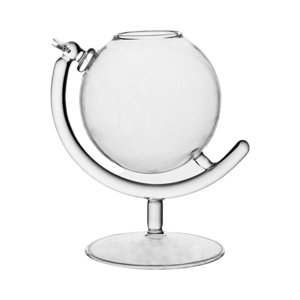 Vacker Cocktail Glas Bägare Glas Globe Form Klar Återanvändbar