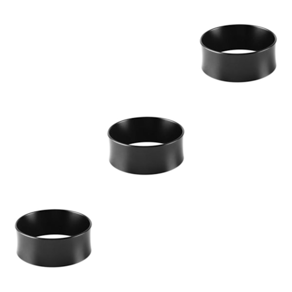 1/2/3/5 58mm kaffedoseringsringar för espressodoseringstratt Black 75.3x29mm 3Set