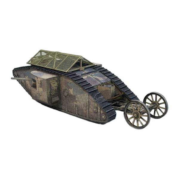 1/35 Tankmodell Ornament Pappersmodell Samlarföremål för vuxna