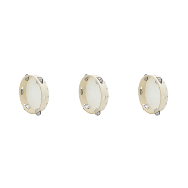 1/2/3 8 tums tamburin Handtrum Leksaker Percussion Wood Single 3PCS