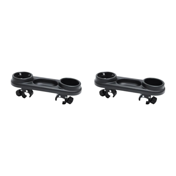 1/2 Snackbricka med Nappflaskhållare Slitstark 2PCS