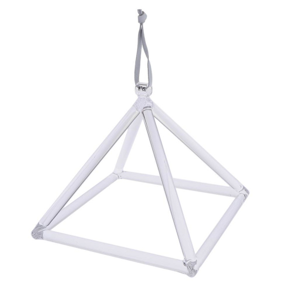 Elegant Clear Quartz Crystal Singing Pyramid 8 Crystal Singing