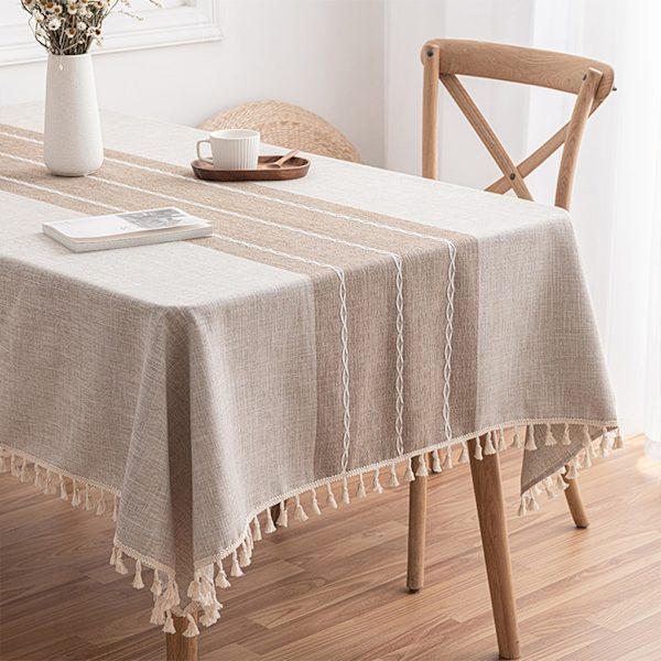 1/2 Elegant och tålig duk för hem och restaurang grey 135*200cm,1 1 Pc
