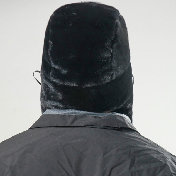 Multi-purpose MenWinter Thermal Bomber Hats för mjukt och varmt Beige sickle hammer
