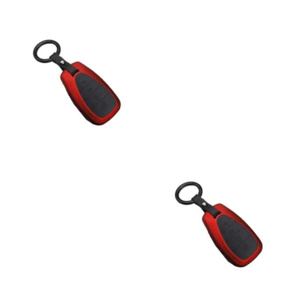 1/2/3/5 bilnyckelring med dubbla lager, dekorativt case för bilar Type 19 2PCS