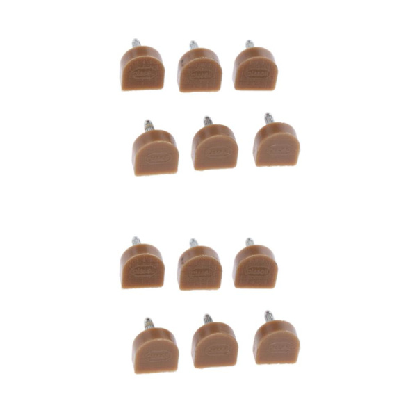 1/2/3/5 3 par Snygga högklackade tips Taps Skoreparation Apricot 14x14mm 2Set