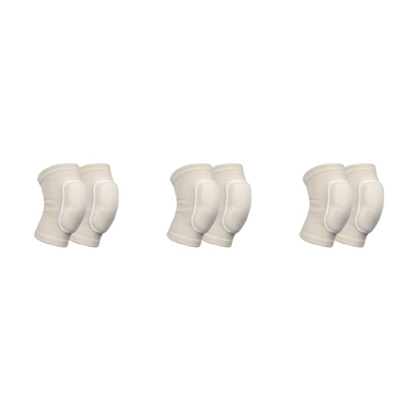 1/2/3/5 andningsbart tyg med hög elasticitet knäskydd för sport White As Shown 3PCS