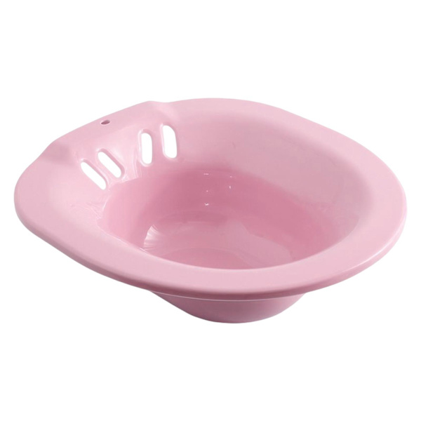 1/5 höftbadkar för toalettsits Bidé Handfat Personal för tvätt Pink 1 Pc