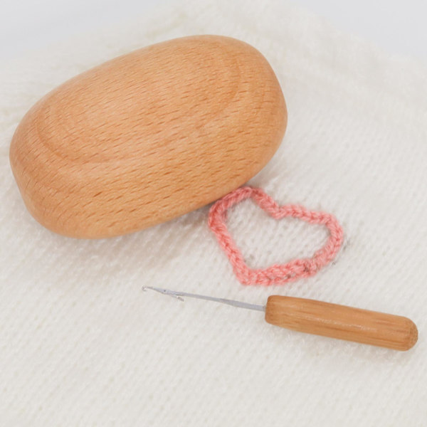 1/2/3 1 bit stoppande ägg med nål DIY Smooth Crochet 1 Pc