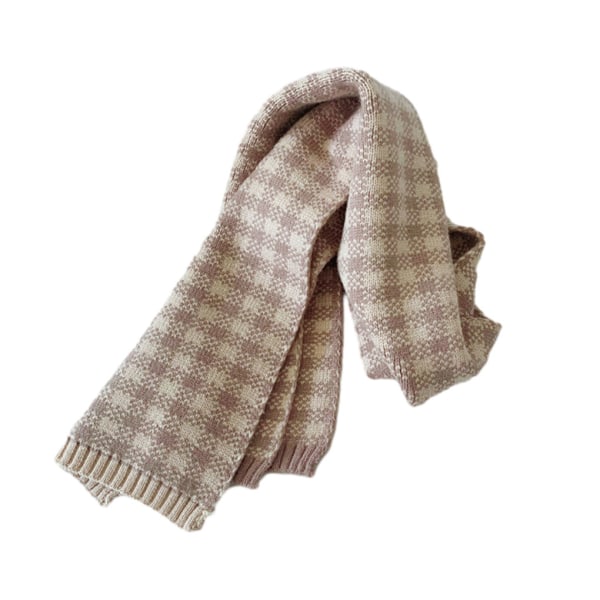 Ullmode barnscarf varm färg High-end finsömmar Beige