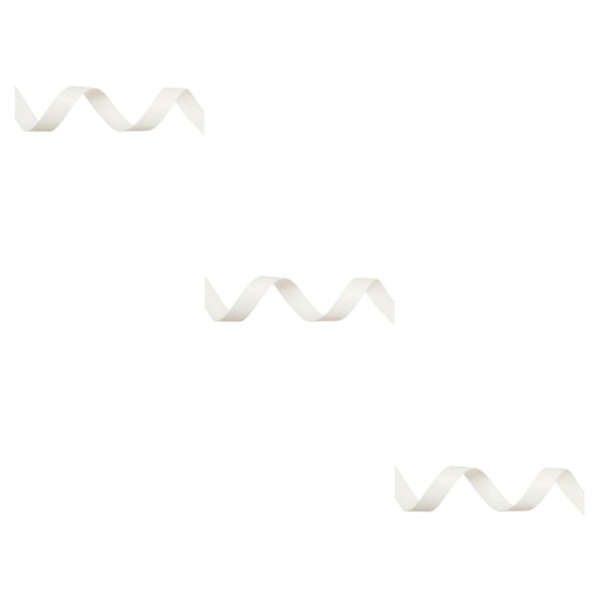 1/2/3/5 Fashionabla satinband för sömnad och hantverk - lätt att white 028 6mm 3PCS