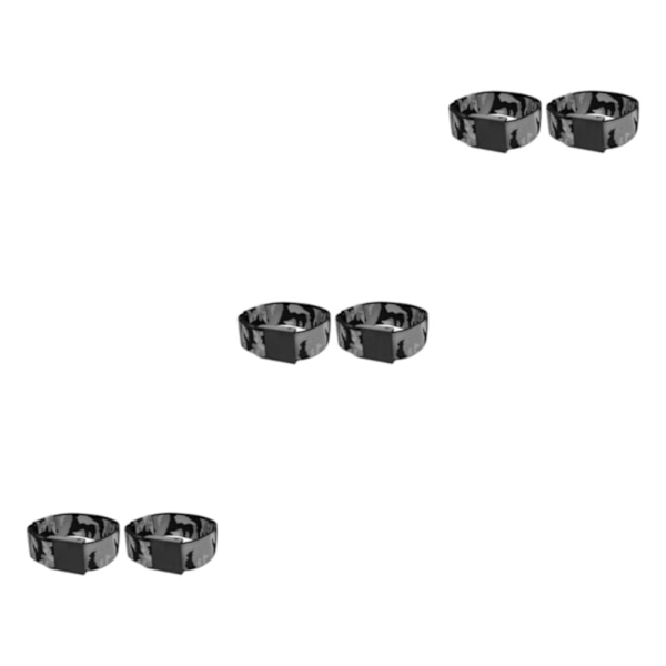 1/2/3 Justerbara Hållbara ocklusionsband Motståndsremmar för Grey 60cmx4cm 3PCS