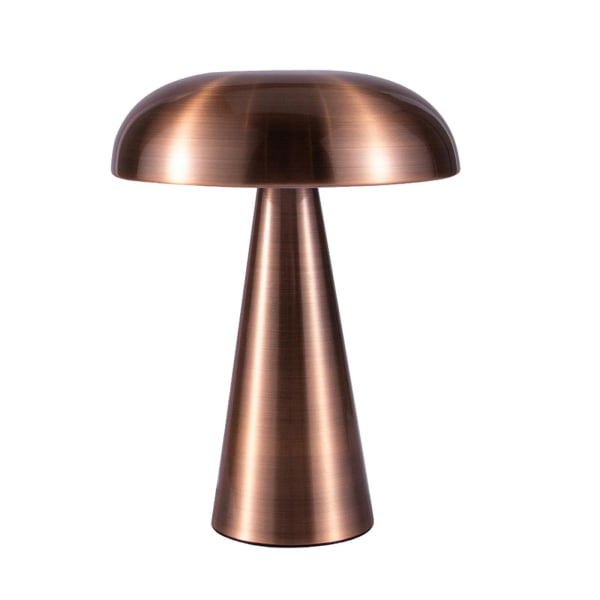 1/2/3 Mushroom Bordslampa Touch Dimming USB LED Nattljus för bronze 1 Pc