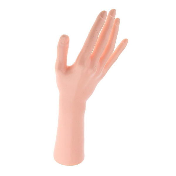 1/2 kvinnlig skyltdocka höger hand för smycken armband Ring handske Skin 1Set