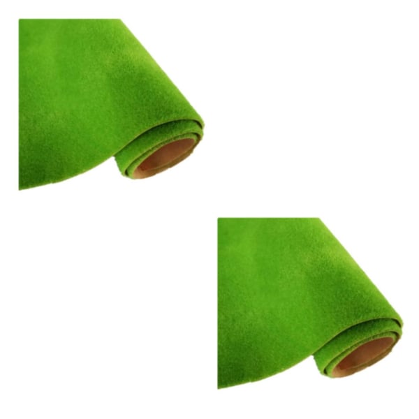 1/2/3/5 PVC Lågt underhåll konstgräs gräsmatta för realistisk 102 light green 2Set