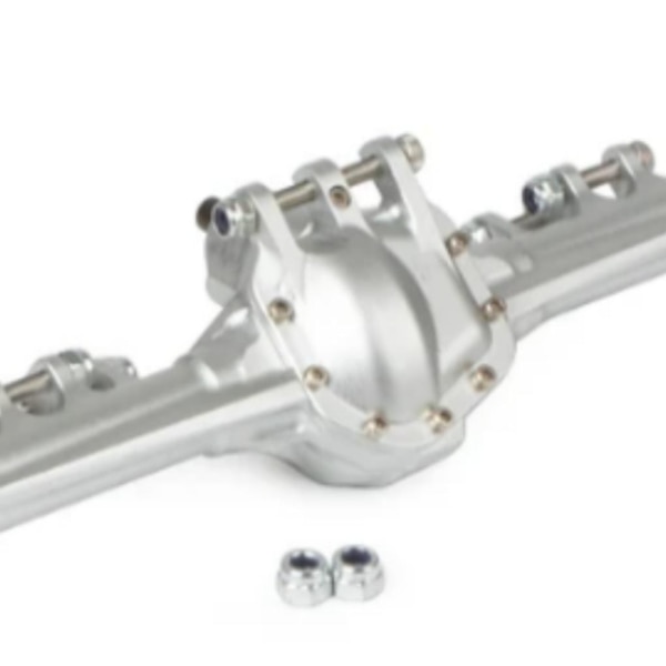 RCGOFOLLOW bakaxel RC bildel CNC Rc bakaxel för 1/10 axiell Silver