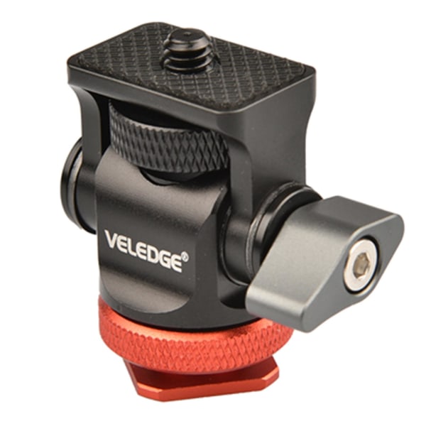 1/2/5 Mini Ball Head 360 Swivel Bracket Adapter för kamerablixt 1Set