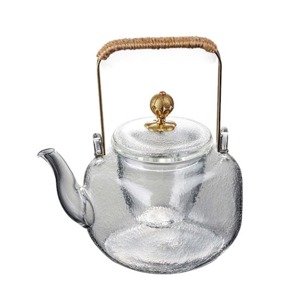 1/2/3/5 Tebryggare set med silglas för tebryggare White Square boiled teapot 1 Pc