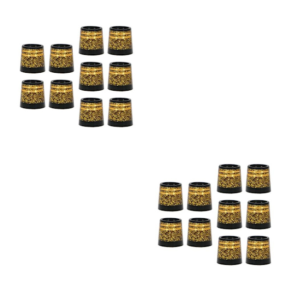 1/2/3 förpackning med 10 golfjärnhylsor avsmalnande skafthylsor Gold 2PCS