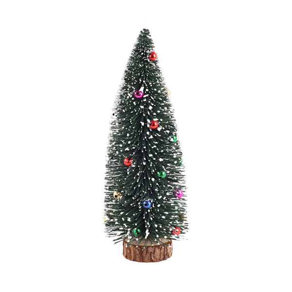 Vacker miniatyr modell rådjur konstgjorda mini julgran 30CM