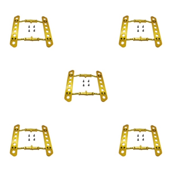 1/2/3/5 legering sidokollision Step Board pedaler för 1/10 axial Golden 5Set