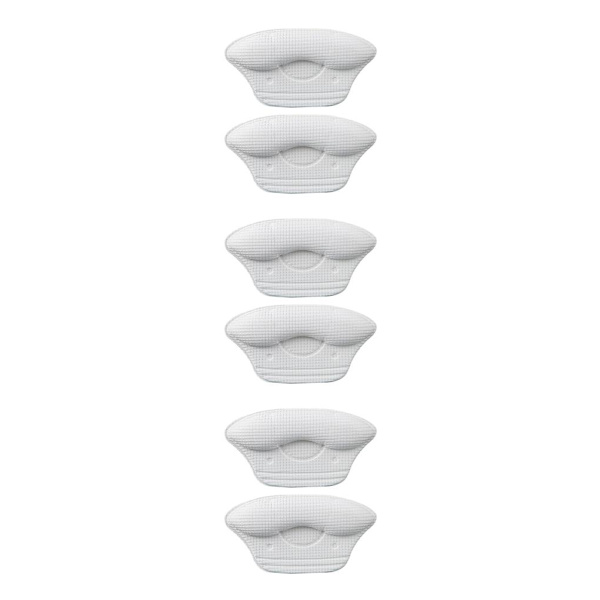 2/3/5 Heel Pads for Big Shoes Anti För Slip Shoe Grips Soft White 9mm 3Set