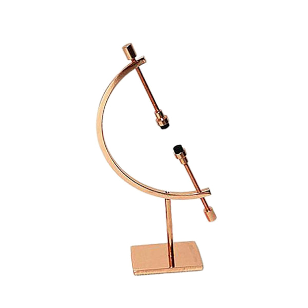 1/2/3/5 Sphere Holder Display Stand Ornament Glas Ball Holder Rose Gold 10x4x15cm 1Set