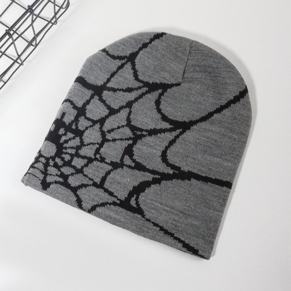 M Trendig Spider Web Hat Unisex För Fashionabla Souls Spindelnät black and white