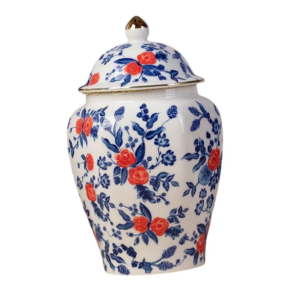 1/2/3 Handgjord vintage keramik ingefärsburk för blommor Style A 1 Pc