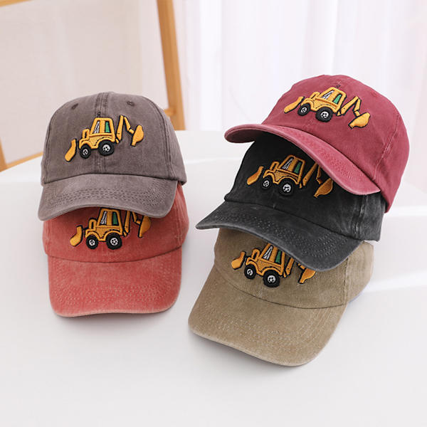 1/2/3/5 Solskydd cap för utomhusaktiviteter barn wine red 1Set
